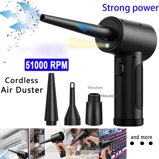 Compressed Air Duster Cleaner Wireless Air Blower